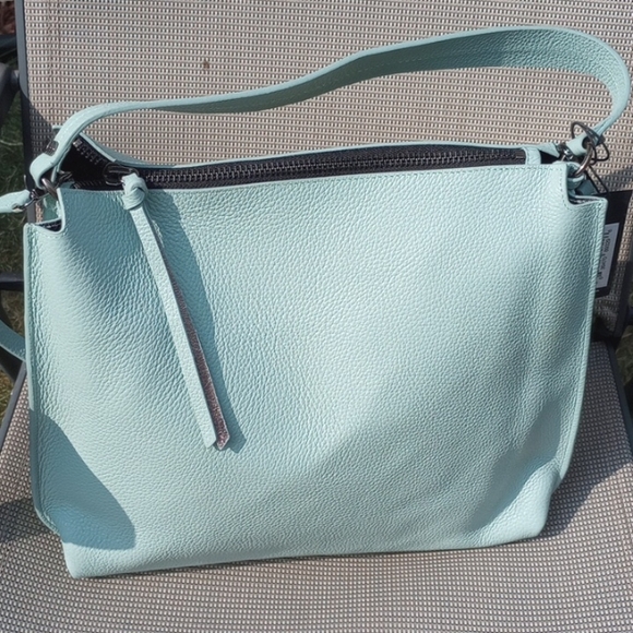 Botkier "Hudson" Hobo in River Blue Leather - Picture 12 of 14